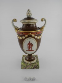Vase, Modell Rr, Mit Antiker Malerei