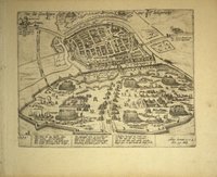 Groningen wird durch Moritz von Oranien im Mai 1594 belagert (Hogenberg)