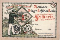 Festkarte Neuss 1901
