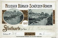 Festkarte Neuss 1907