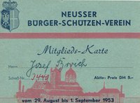 Festkarte Neuss 1953 (aktiv)