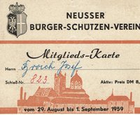 Festkarte Neuss 1959 (aktiv)
