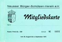 Festkarte Neuss 1975 (passiv)