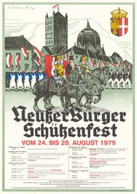 Festplakat Schützenfest Neuss 1979