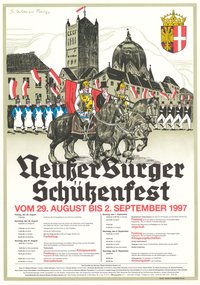 Festplakat Schützenfest Neuss 1997
