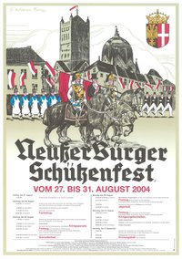 Festplakat Schützenfest Neuss 2004