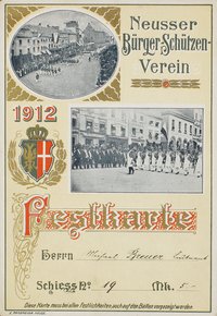 Festkarte Neuss 1912