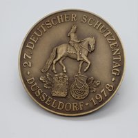 Schützenmedaille Deutscher Schützentag Düsseldorf 1978