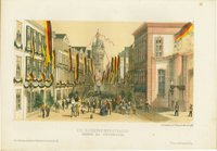 Grafik Bundesschießen 1862 (Eschenheimerstraße)