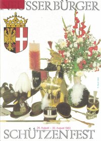 Festheft Schützenfest Neuss 1983