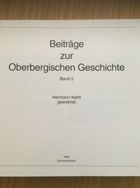 Patzke, Harald: Das Wappen des Bergbauamtes Windeck. 1995.