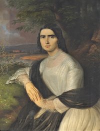Porträt der Nonne zum Guten Hirten Anna Marx (Trier 1826 - 1854 Angers)