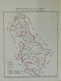 Karte des Saar-Departements