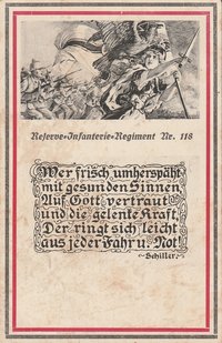 Kriegs-Erinnerungen 1914 - Postkartenalbum