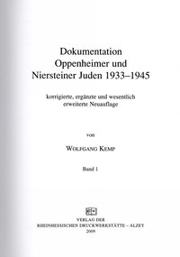 Dokumenation Oppenheimer und Niersteiner Juden 1933 - 1945