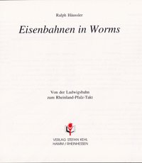 Eisenbahnen in Worms