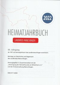 Heimatjahrbuch Landkreis Mainz-Bingen 2022