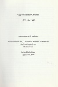 Chronik von Oppenheim 1789 bis 1900