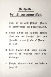 Erster Weltkrieg Flugblatt Fliegeralarm