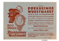 Dürkheimer Wurstmarkt 1949