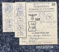 Reichsfettkarte Nr. 30 1941