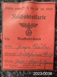 Reichsbrotkarte 1939
