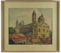 Der Dom zu Speyer von Nord-West