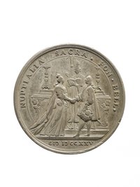 Medaille auf die Hochzeit Ludwigs XV. mit Maria Leszczyńska