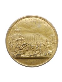 Medaille auf die Rückkehr des Königs nach Paris 1789