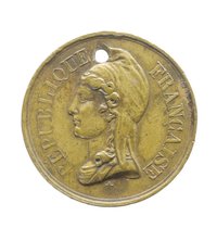 Medaille in Gedenken an die Niederschlagung von Unruhen 1849