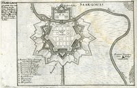 Plan der Festungsstadt Saarlouis