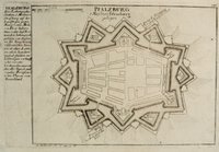 Plan der Festung Pfalzburg