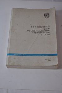 Buch "Sobernheim. Eine volkskundliche-historische Studie"