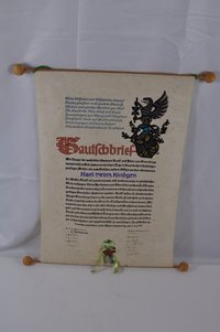 Urkunde "Gautschbrief"