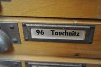 Steckschriftkasten mit Schriftart Tauchnitz