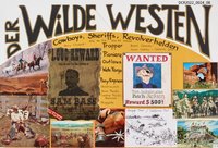 Plakat, Schüler & Jugend Wettbewerb, Rheinland-Pfälzer und US-Amerikaner, Der Wilde Westen