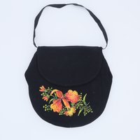 Handtasche mit Blumenaufdruck