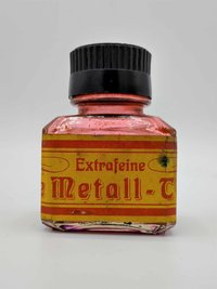 Extrafeine rote Metall-Tinte