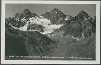 Fotopostkarte der Litzner-Seehorngruppe in der Silvretta
