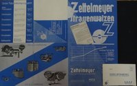 Werbebroschüre der Firma Zettelmeyer für Straßenwalzen