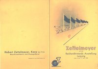 Werbebroschüre der Firma Zettelmeyer anlässlich der Reichsnährstand-Ausstellung 1939