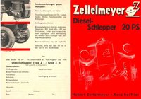 Werbebroschüre der Firma Zettelmeyer für Diesel-Schlepper