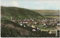 Ansichtskarten Motiv "Blick von Sonnenberg auf das Dorf in die Rheineben
