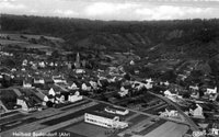 Glasnegativ für Ansichtskarte mit Luftbild Bad Bodendorf