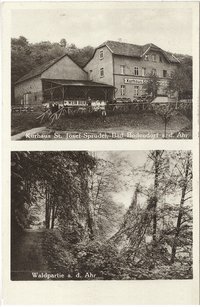 Ansichtskarte Motiv "Blick Kurhaus und Kurmittelhaus in Bodendorf"