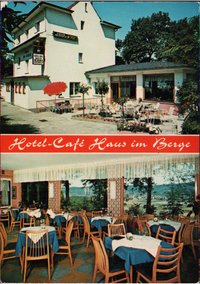 Ansichtskarte Hotel-Café Haus im Berge zwischen Bad Bodendorf und Sinzig