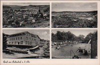 Ansichtskarte Blick mit vier Dorfansichten von Bodendorf