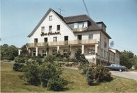 Druckvorlage für Ansichtskarte Hotel Haus Elisabeth von der Josef-Hardt-Allee aus