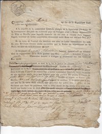 Zahlungsbefehl vom 22. Februar 1802