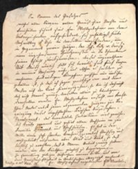 Brief von Knoebel "Im Namen des Gesetzes" vom 10.10.1829